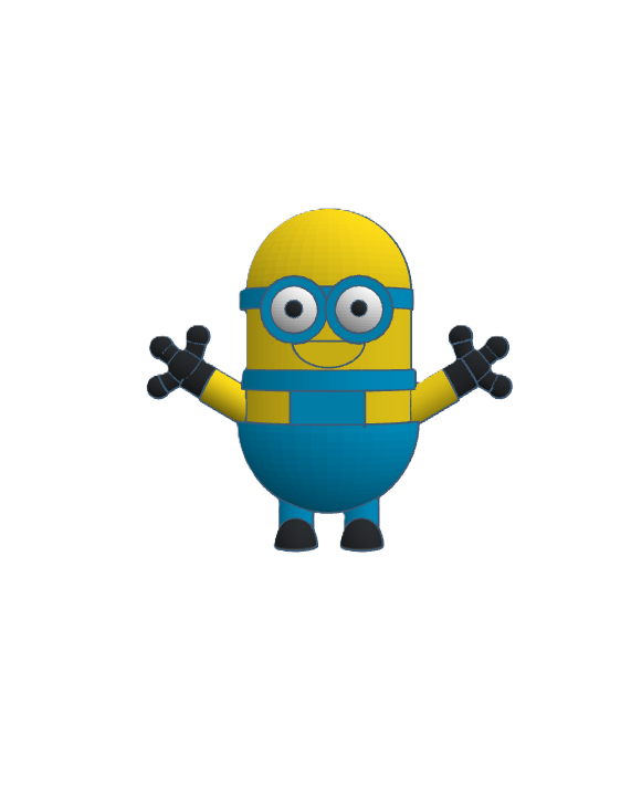 Diseño 3D minion taller impresión 3D Pamplona