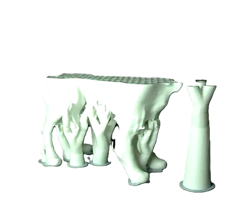 Proceso impresión 3D mascota Pamplona